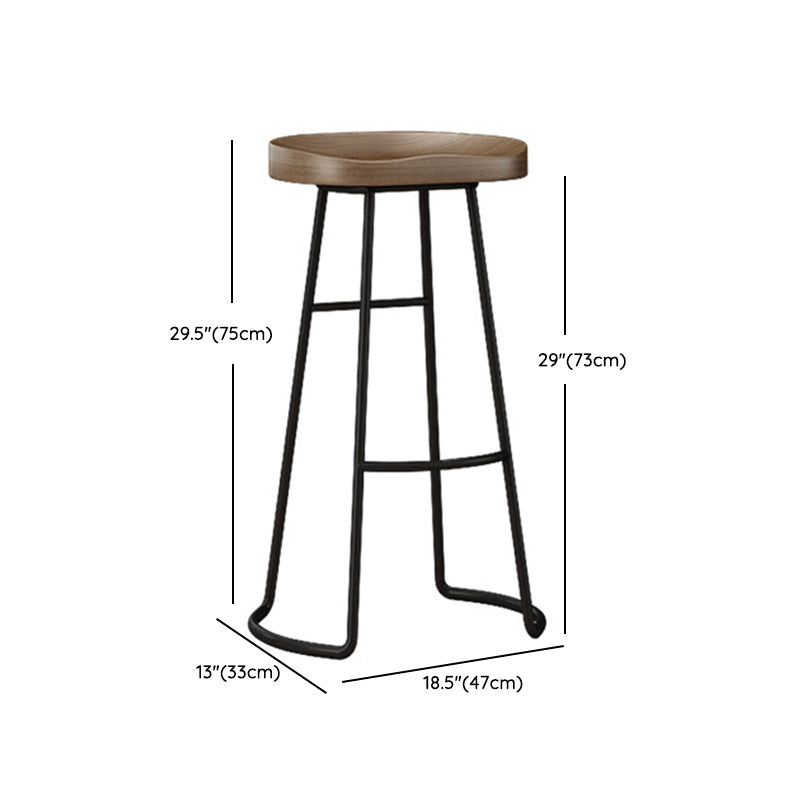 Industrial Style Bar Table Set 1/3 Pieces Solid Wood Rectangle Table and Stool Set