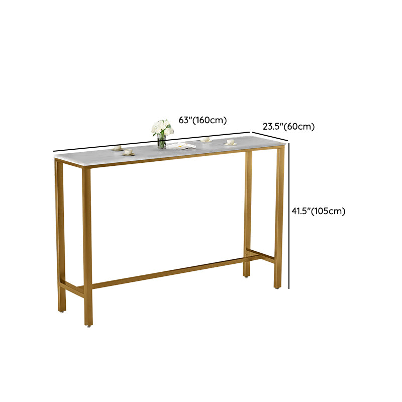 Glam Bar Set 1/3/5 Pieces Faux Marble Pub table with Solid Back Stools