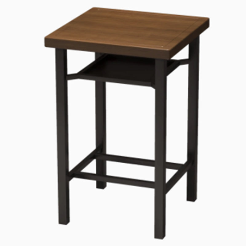 Modern 1/2/5 Pieces Bar Table Set Pine Wood Counter Table with High Stools