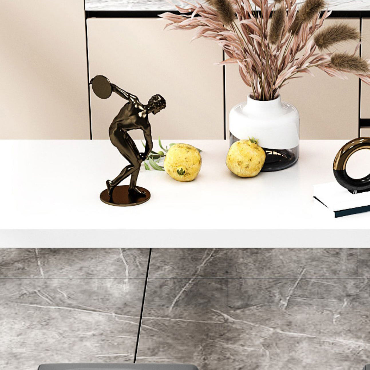 Industrial 1/3/4/5 Pieces Bar Table Set Rectangle Wood Counter Table with High Stools