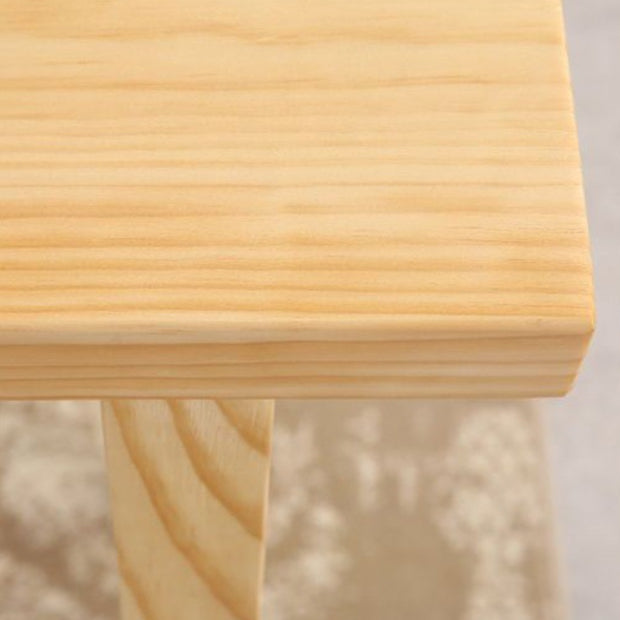 Modern 1/2/3/4 Pieces Bar Table Set Rectangle Pine Wood Counter Table with High Stools