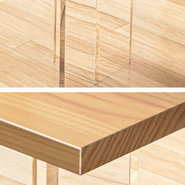 Industrial Double Pedestal Dining Table Pine Table for Dining Room Kitchen