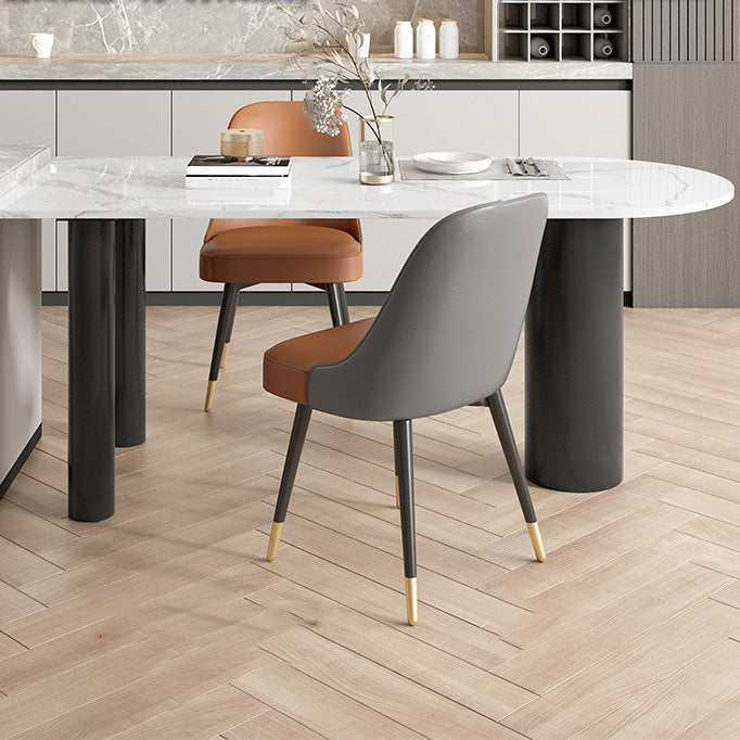 Modern Style Dining Table Stone 3 Legs Table for Dining Room