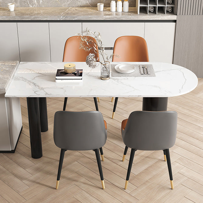 Modern Style Dining Table Stone 3 Legs Table for Dining Room