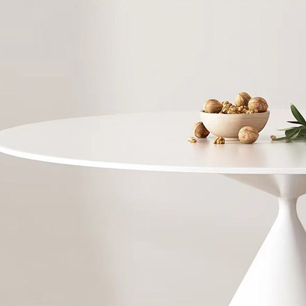 Modern Dining Round Table Sintered Stone Table with Metal Leg for Home