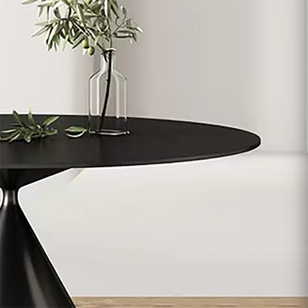 Modern Dining Round Table Sintered Stone Table with Metal Leg for Home