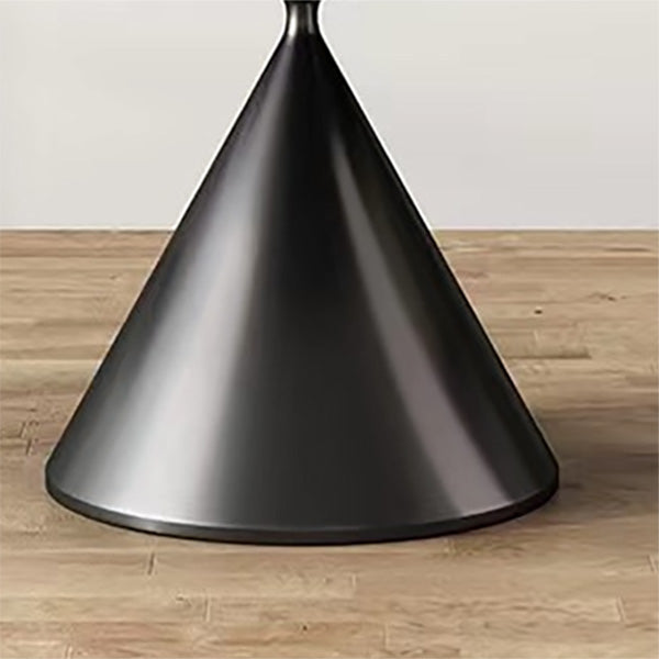 Modern Dining Round Table Sintered Stone Table with Metal Leg for Home
