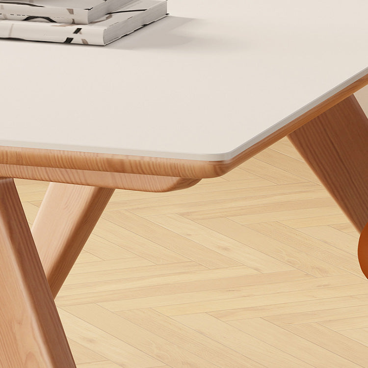 Modern Style Dining Table Stone 4 Legs Table for Dining Room