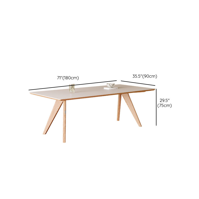 Modern Style Dining Table Stone 4 Legs Table for Dining Room