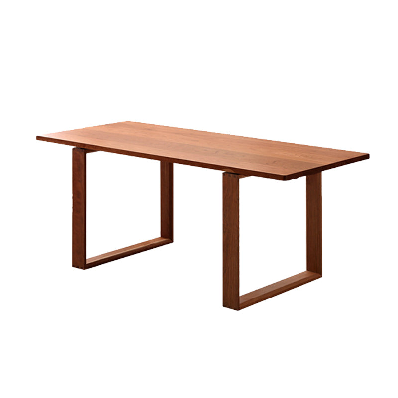 Modern Style Dining Table Rectangle Wood Top Table for Dining Room