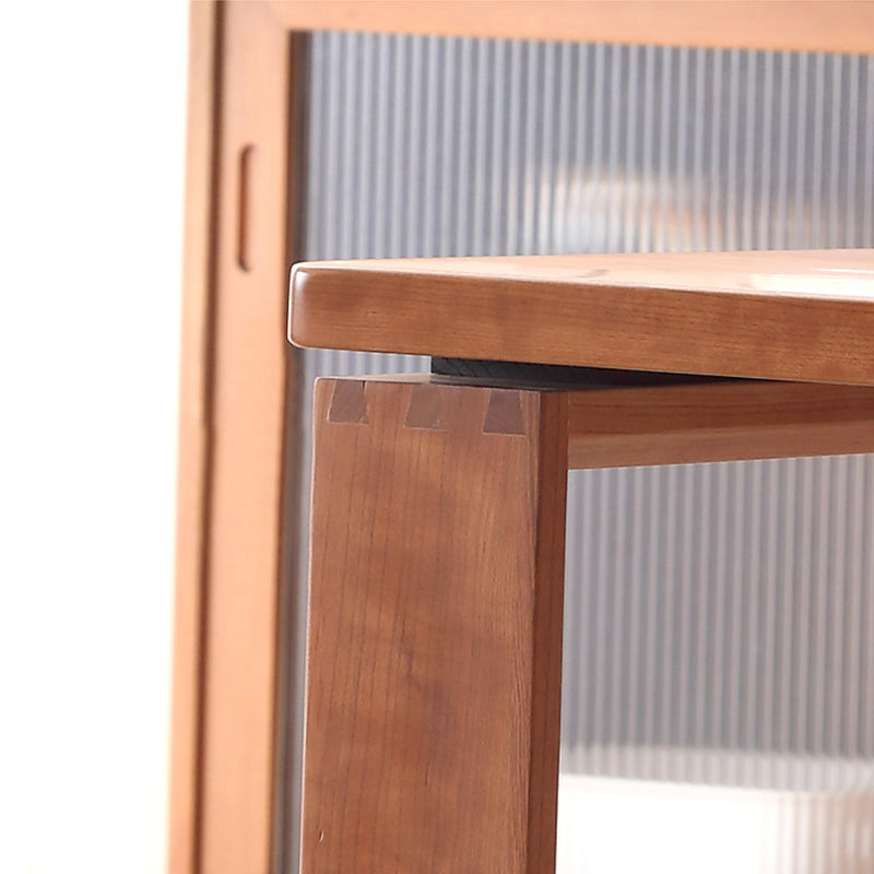 Modern Style Dining Table Rectangle Wood Top Table for Dining Room