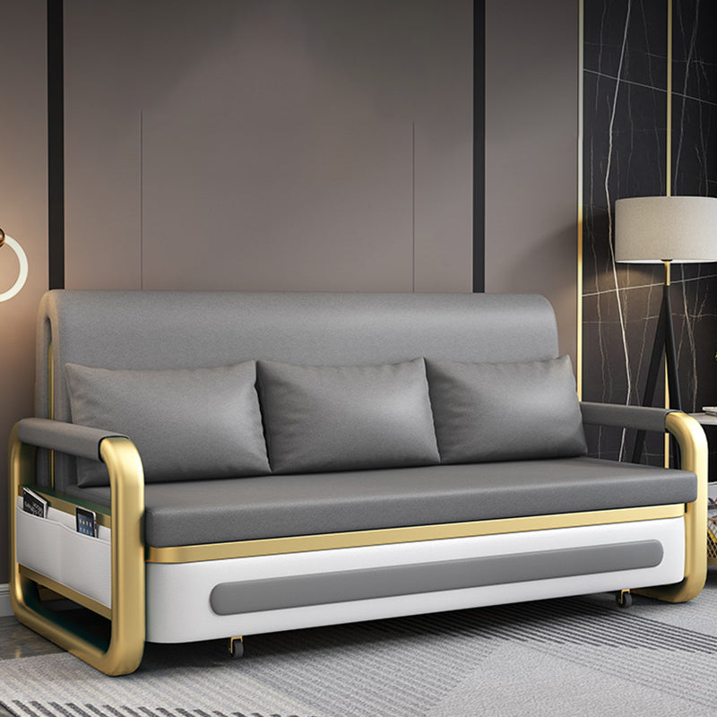 Pillow Included Sofa Futon Cushion Back Foldable Futon Sofa Bed