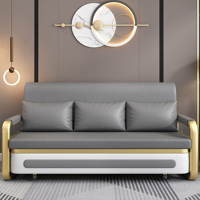 Pillow Included Sofa Futon Cushion Back Foldable Futon Sofa Bed