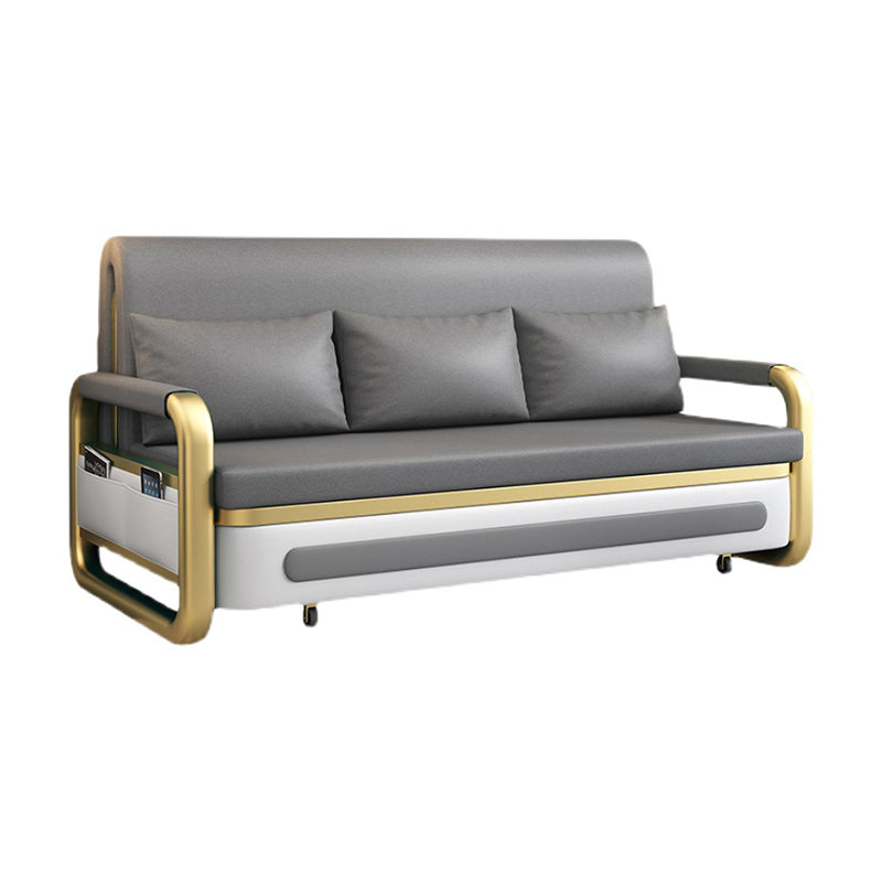 Pillow Included Sofa Futon Cushion Back Foldable Futon Sofa Bed