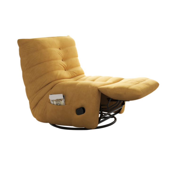 Modern Swivel Base Recliner Side Pockets Type Recliner Chair