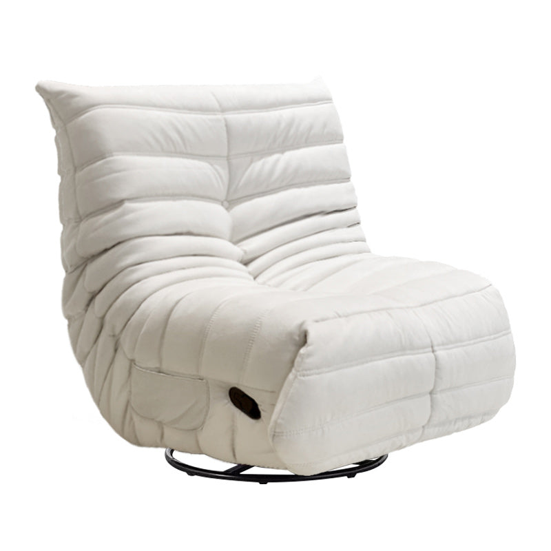 Modern Swivel Base Recliner Side Pockets Type Recliner Chair