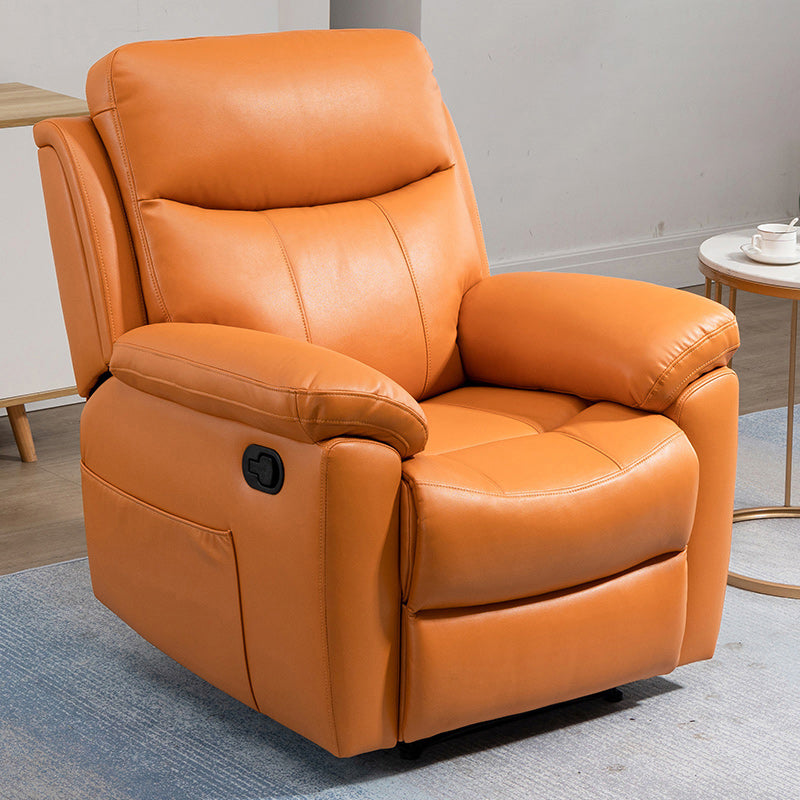 Swivel Rocker Recliner Extended Footrest Recliner Chair with Ottoman