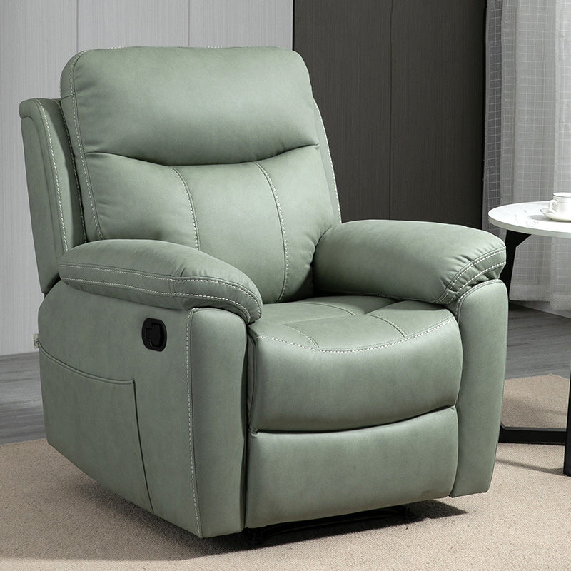 Swivel Rocker Recliner Extended Footrest Recliner Chair with Ottoman