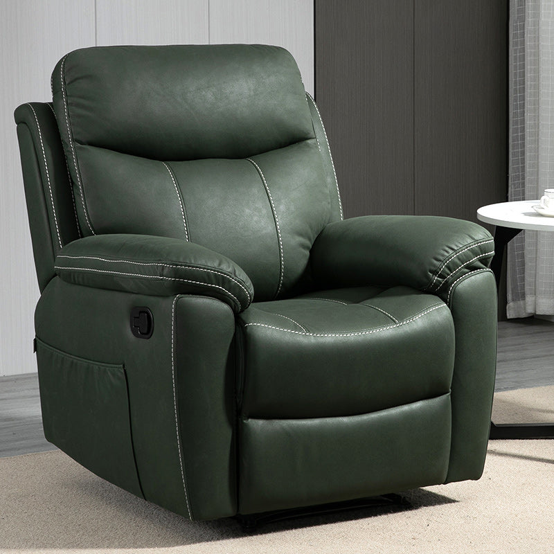 Swivel Rocker Recliner Extended Footrest Recliner Chair with Ottoman