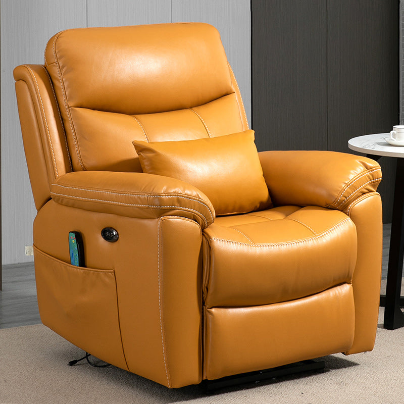 Swivel Rocker Recliner Extended Footrest Recliner Chair with Ottoman