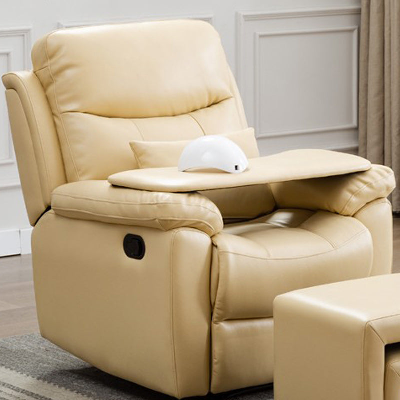 Swivel Rocker Recliner Extended Footrest Recliner Chair with Ottoman