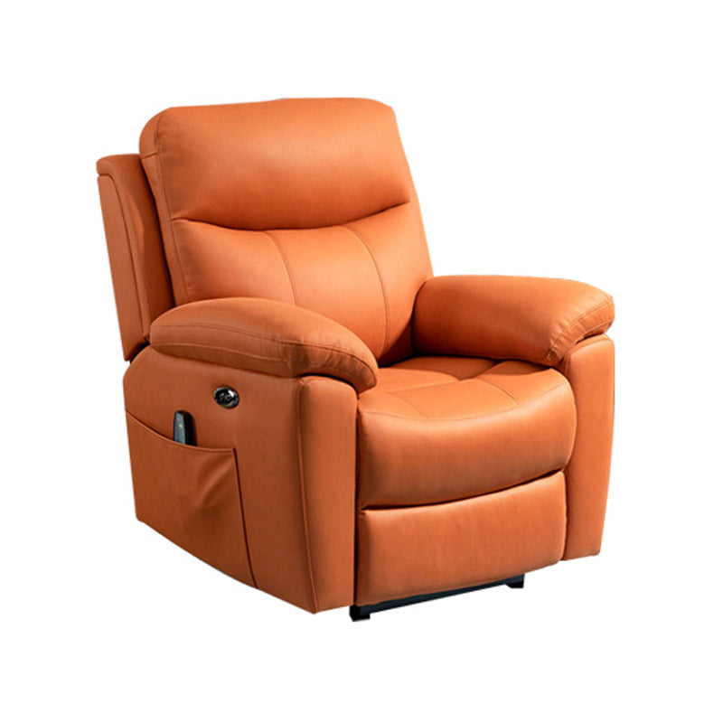 Swivel Rocker Recliner Extended Footrest Recliner Chair with Ottoman