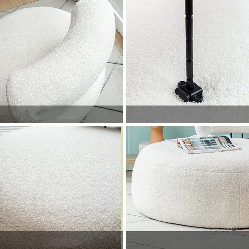 Modern Pillow Back Armless Living Room Solid Color Parsons Chair