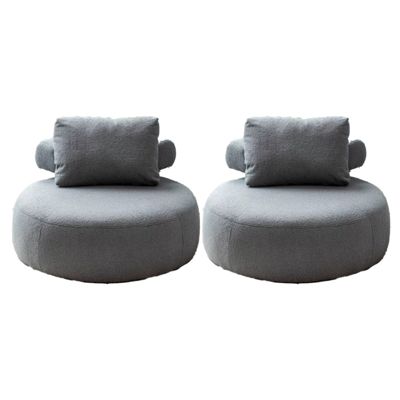 Modern Pillow Back Armless Living Room Solid Color Parsons Chair