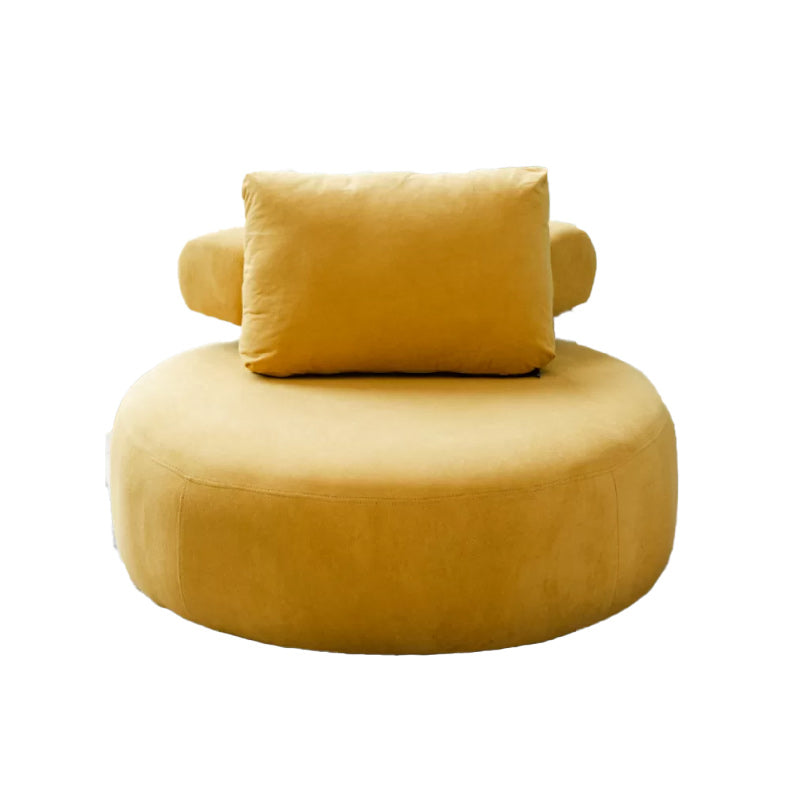 Modern Pillow Back Armless Living Room Solid Color Parsons Chair
