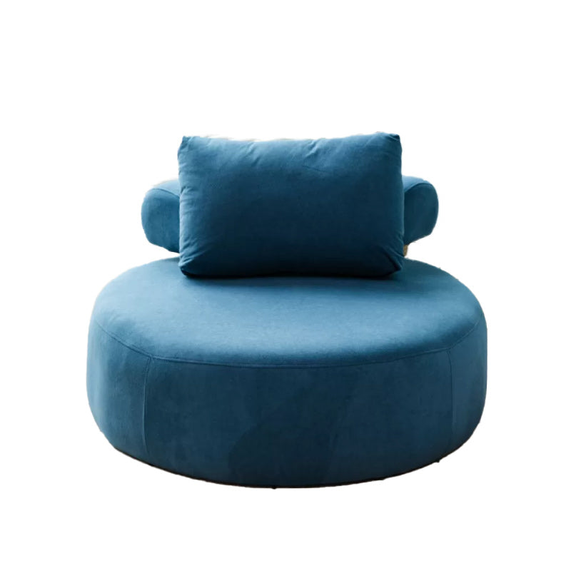 Modern Pillow Back Armless Living Room Solid Color Parsons Chair
