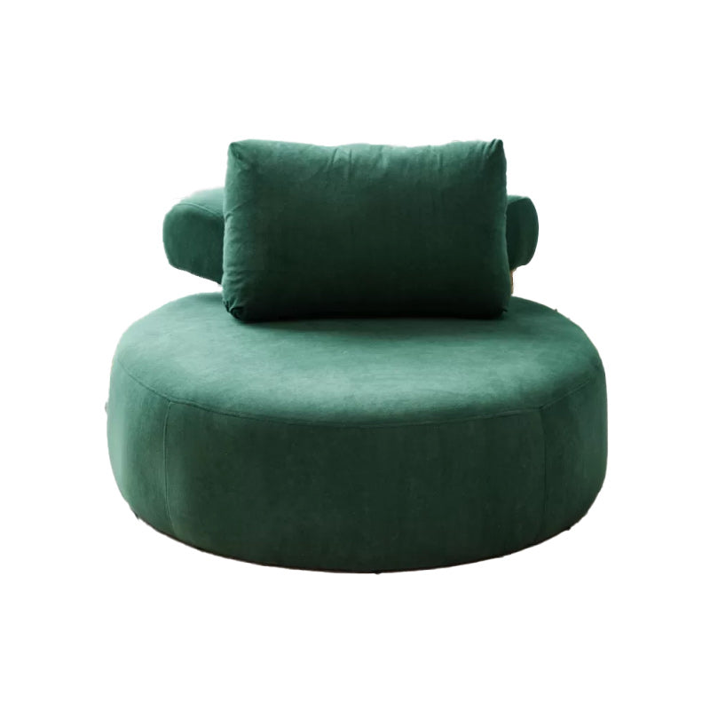 Modern Pillow Back Armless Living Room Solid Color Parsons Chair