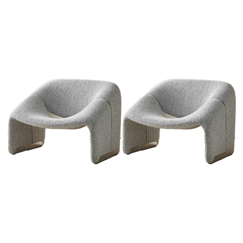 Upholstered Fabric Accent Armchair 33.07" Wide Accent Armchair