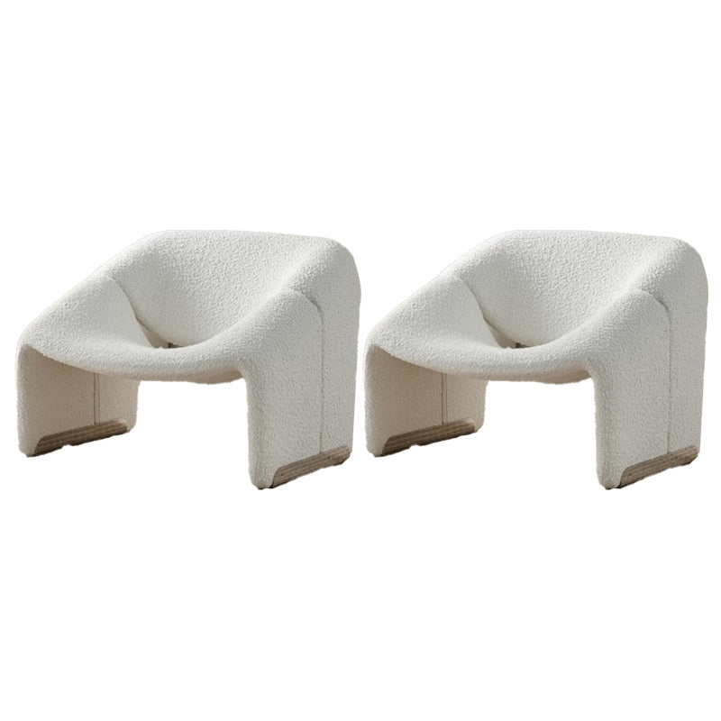 Upholstered Fabric Accent Armchair 33.07" Wide Accent Armchair