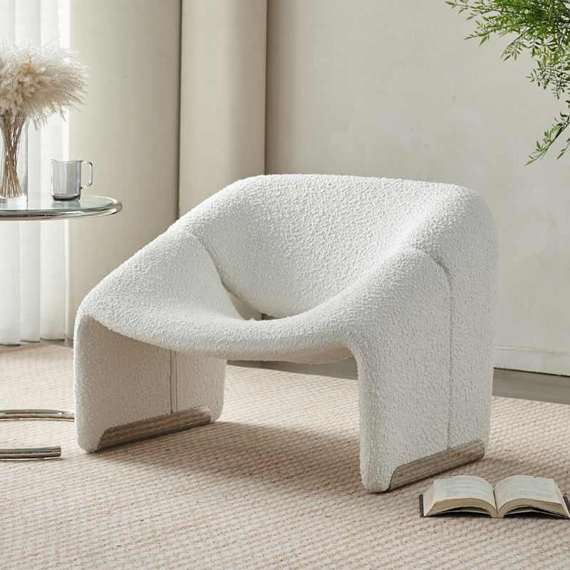 Upholstered Fabric Accent Armchair 33.07" Wide Accent Armchair