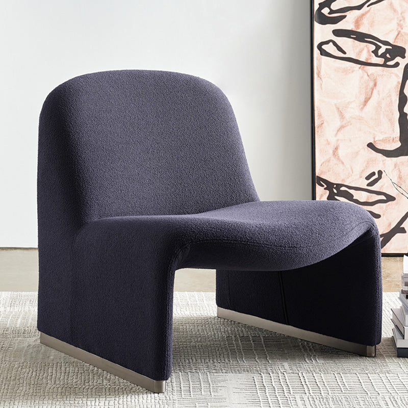 Scandinavian Accent Room Chair 24.8" Wide Fabric Lounge Accent Chair