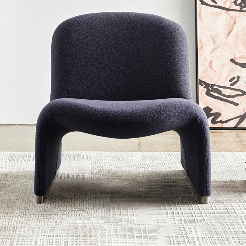 Scandinavian Accent Room Chair 24.8" Wide Fabric Lounge Accent Chair