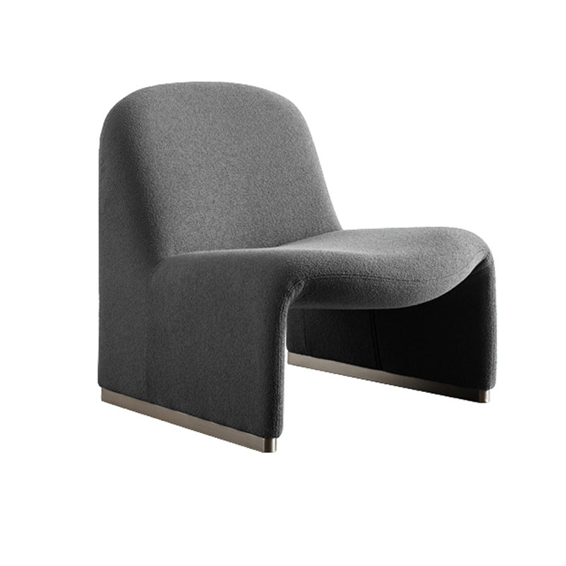 Scandinavian Accent Room Chair 24.8" Wide Fabric Lounge Accent Chair