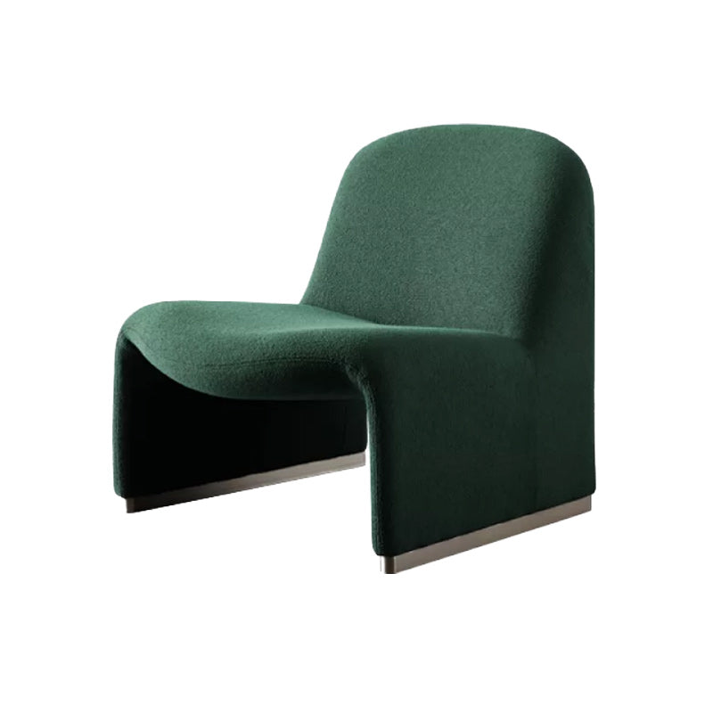 Scandinavian Accent Room Chair 24.8" Wide Fabric Lounge Accent Chair