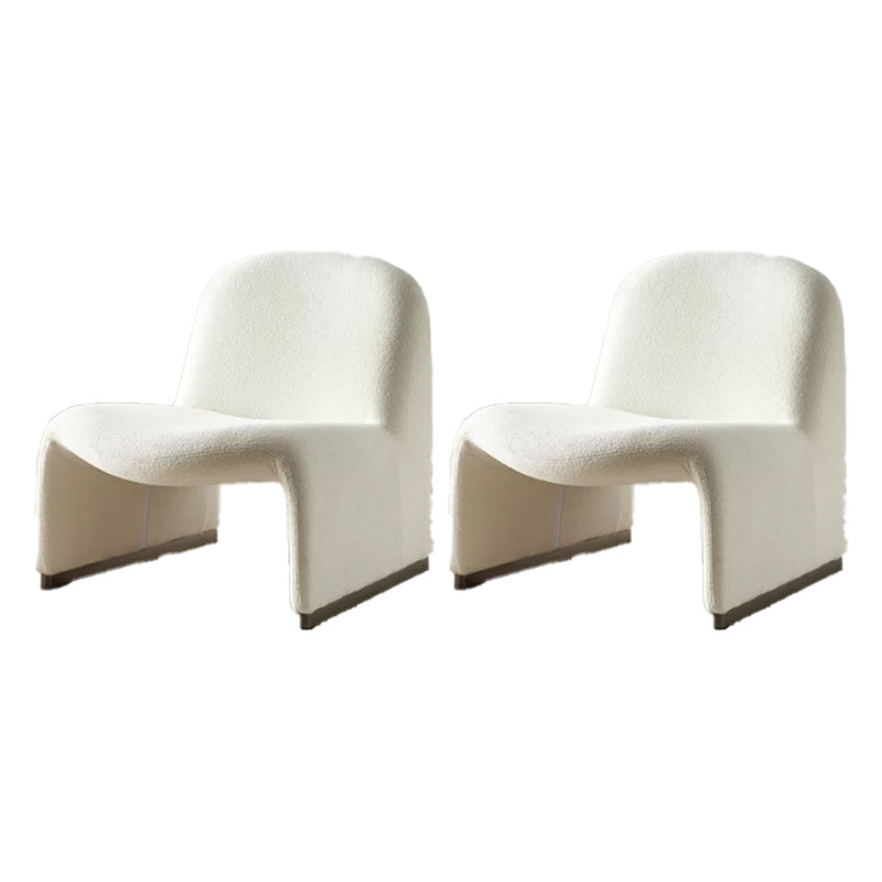 Scandinavian Accent Room Chair 24.8" Wide Fabric Lounge Accent Chair