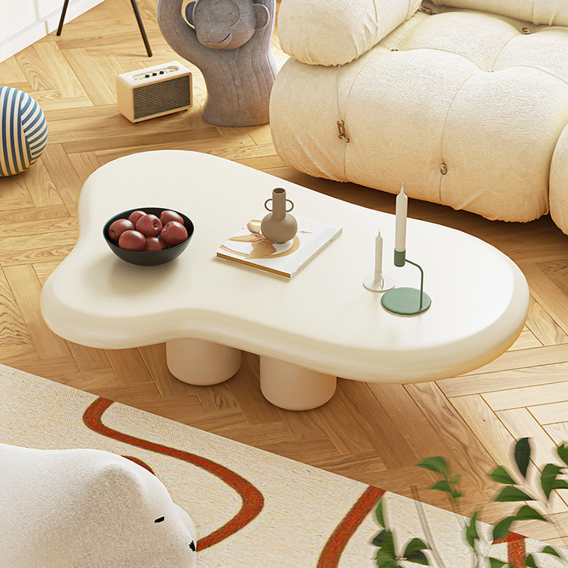 Contemporary Coffee Table 3 Legs Wooden Coffee Cocktail Table
