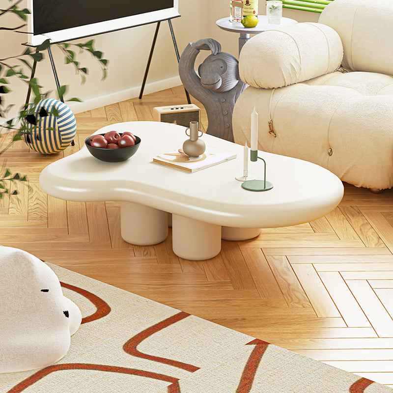 Contemporary Coffee Table 3 Legs Wooden Coffee Cocktail Table
