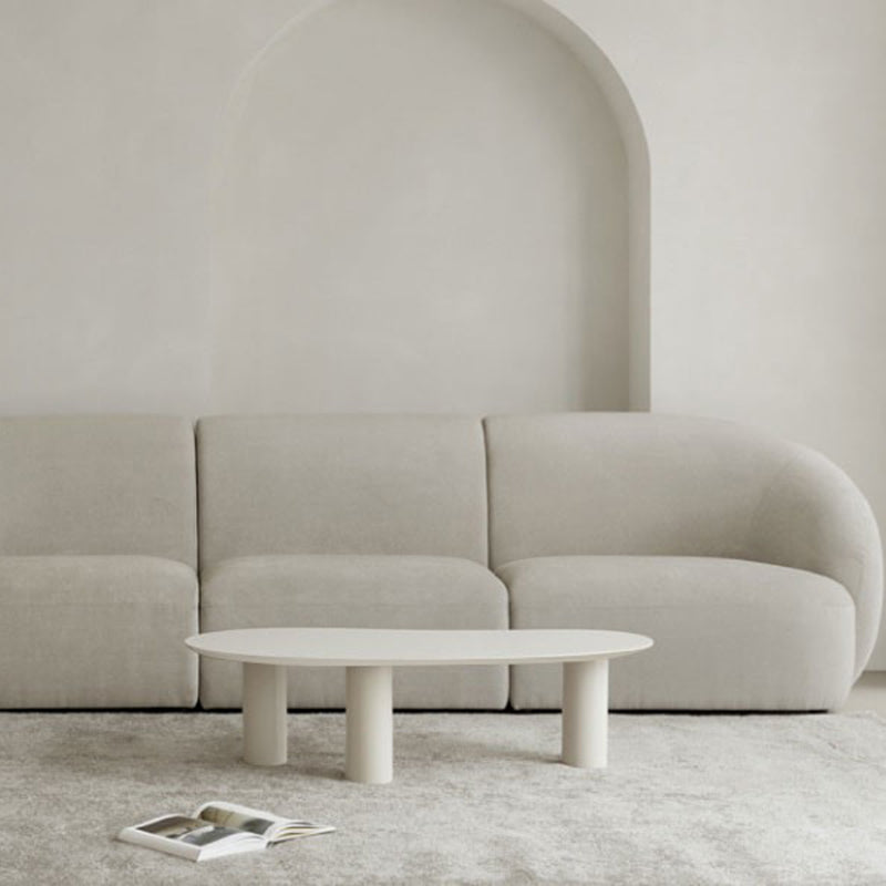Modern 3 Legs Coffee Table Wood Coffee Table for Living Room