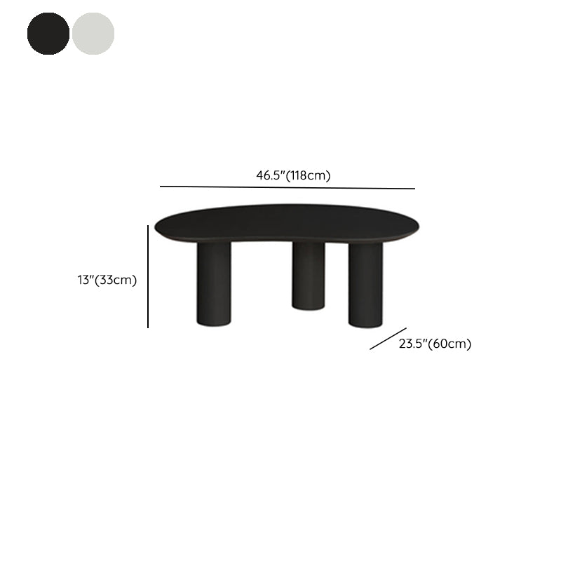 Modern 3 Legs Coffee Table Wood Coffee Table for Living Room