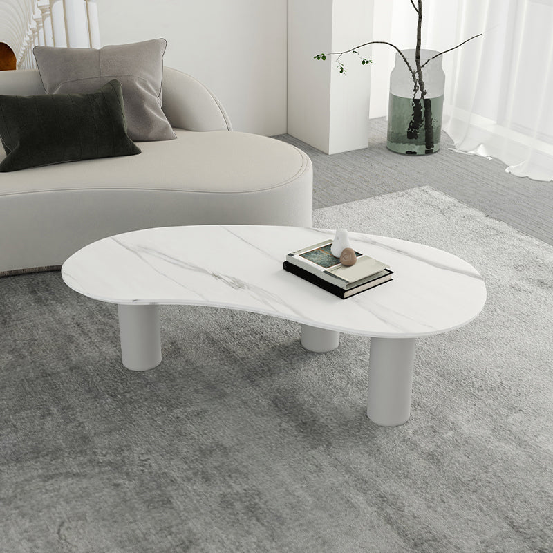 Modern 3 Legs Coffee Table Slate Coffee Table for Living Room