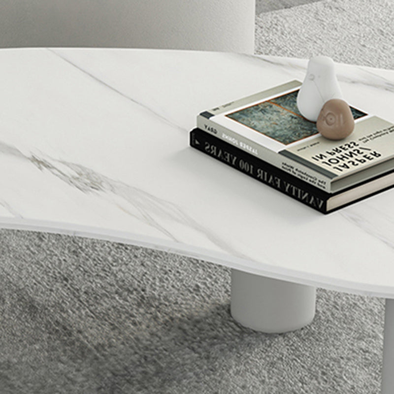 Modern 3 Legs Coffee Table Slate Coffee Table for Living Room