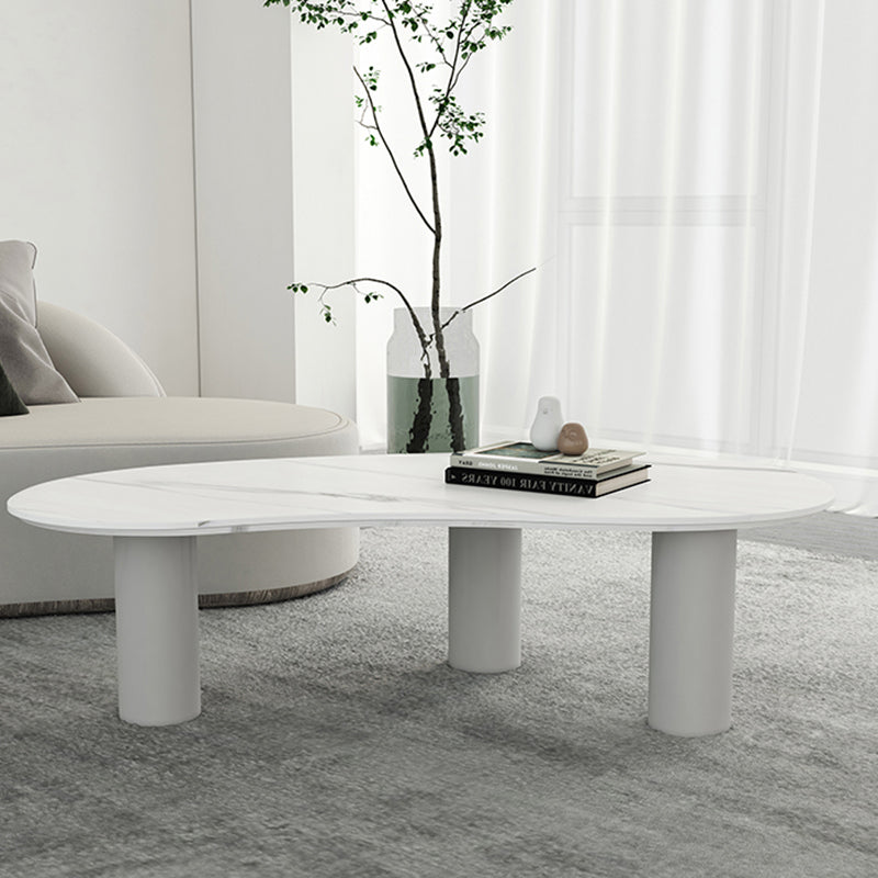 Modern 3 Legs Coffee Table Slate Coffee Table for Living Room