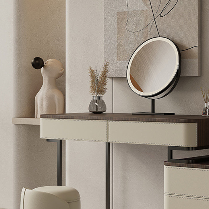 Wooden Make-up Vanity White Makeup Vanity Desk Table with Drawers