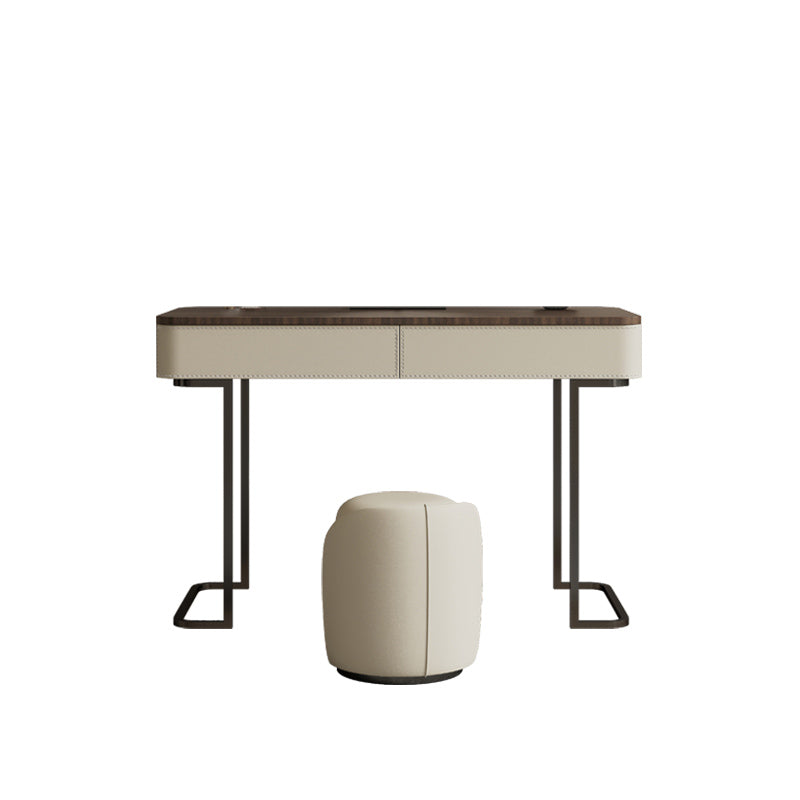 Wooden Make-up Vanity White Makeup Vanity Desk Table with Drawers