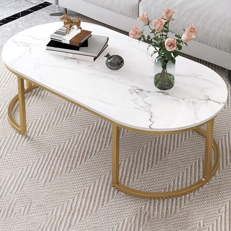 16"H Contemporary Coffee Table Single Wood Coffee Cocktail Table