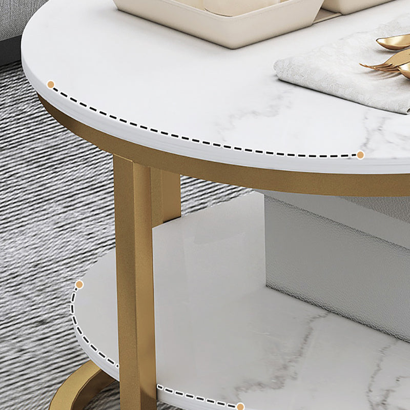 16"H Contemporary Coffee Table Single Wood Coffee Cocktail Table